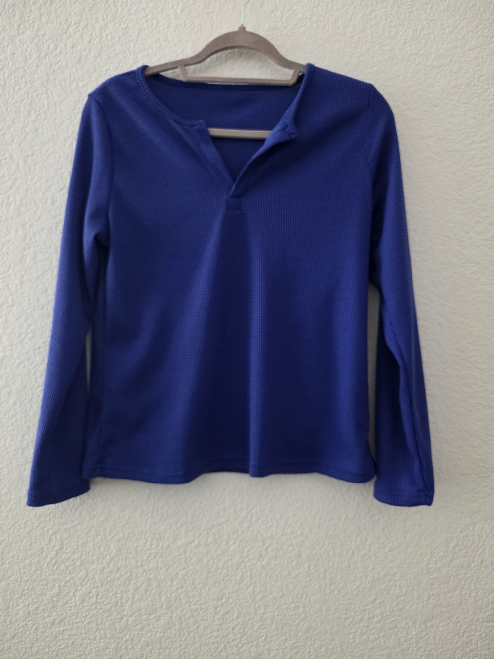 Classic Royal Blue Long Sleeve Top
